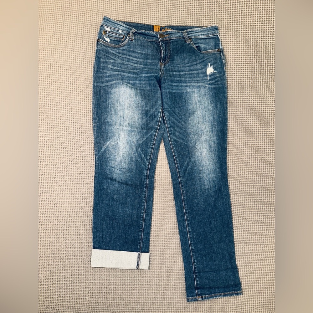 Kut from the Kloth size 12 Catherine Women's Boyfriend Jeans